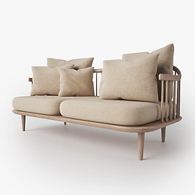Mua Sofa Fly đôi - Sofa khung nan gỗ tần bì  sồi nhập khẩu. Hàng gia công tỉ mỉ  chất lượng xuất khẩu.