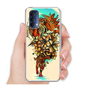 Ốp lưng dẻo cho điện thoại OPPO RENO4 - 0479 TIGER05 - Hàng Chính Hãng