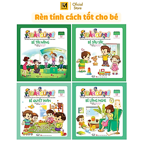 Rèn Luyện Tính Cách Cho Bé 3-6 Tuổi - Bé thanh lịch, thân thiện, tinh tế, công bằng - Tuần của bé tháng 9 (combo 4 cuốn)