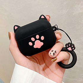 Airpods Pro case - Ốp bảo vệ dành cho Airpods Pro Hình Tay Mèo Cute