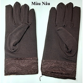 BAO TAY CHỐNG NẮNG 1 LỚP LOẠI 3 TẤC BÍT NGÓN Không in hình Có ren cổ tay Chất liệu thun lạnh mềm êm co giãn