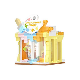 Wekki Đồ Chơi Lắp Ráp Shop Màu Vẽ Wk516605 60018156