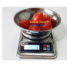 Cân Điện Tử Nhà Bếp Mini 1g - 5kg FX03 INOX Không Gỉ. Cân Làm Bánh Độ Chính Xác Cao Kèm 2 Viên pin AA