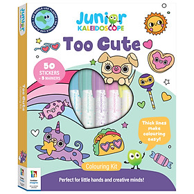 Sách Jr Kaleidoscope Colouring Kit Too Cute