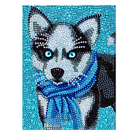 DIY 5D Diamond Painting Cute Dog Pattern 200x150mm Full Drill Diamond Embroidery Desktop Decor Children Gift