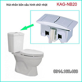 Mua Nút nhấn xả bồn cầu KAG-NB20  nút nhấn hình chữ nhật  nút nhấn cầu Inax C504  C702VRN