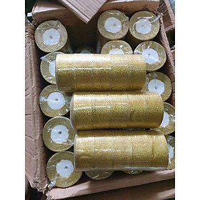 Ruy băng 4cm nhũ kim tuyến