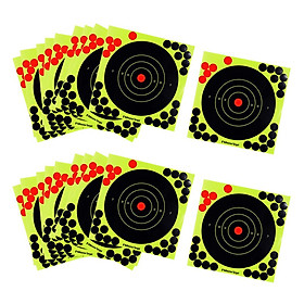 20 Pcs Splatter Reactive Self Adhesive Shooting Targets Gun