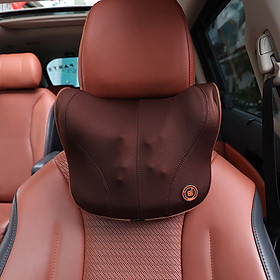 Gối Tựa Đầu Lót Lưng Cao Su Non Đa Năng Massage Xoay 2 Chiều Hồng Ngoại Tích Điện Hẹn Giờ CIND ZQ002 Chống Đau Mỏi Vai Gáy Cột Sống, Sử Dụng Trên Ô Tô Văn Phòng