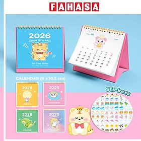 Lịch Bàn Mini - 12 Con Giáp