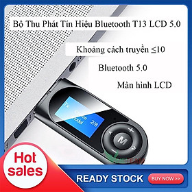  Bộ Thu Phát Âm Thanh Lcd T13 Usb Bluetooth 5.0 3.5mm -dc4352