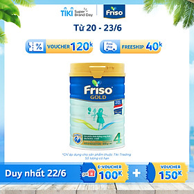 Sữa Bột Friso Gold 4 850g (Dành Cho Trẻ Từ 2 - 6 Tuổi)