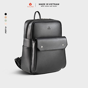Balo Yuumy ( Thời trang nữ phối ngăn cỡ trung - Balo da Seasand YBA109 )