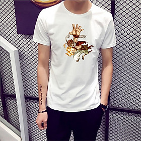 Áo Thun Nam Cực Hot - Chất Cotton - Dáng Body Thời Trang Hàn Quốc Giá Rẻ Cực Đẹp Kiểu Dáng Năng Động Cá Tính Siêu Hot Phù Hợp Đi Làm, Đi Chơi ANM-89 Fairy Tail