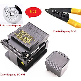 Mua Bộ dụng cụ thi công quang Dao cắt quang FC-60S+kìm cfs3+Lưỡi dao cắt quang