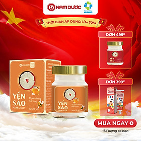 Yến sào Nam Dược lọ 70ml - Tổ yến chưng mật ong, bổ sung dưỡng chất, bồi bổ sức khỏe, tăng sức đề kháng