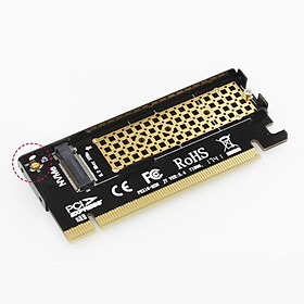 2X NVME M.2 SSD to PCI-Express PCIe Expansion Converter Card with Sinks