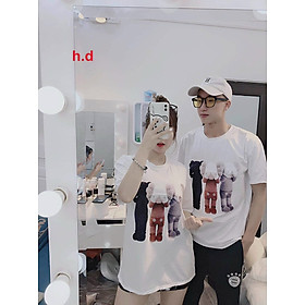 Áo thun unisex in 5D hình 3 chú voi đẹp cotton mềm mịn