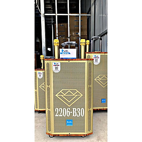 Mua Loa kéo AZPro 2206 - Loa kéo di động 3 đường tiếng bass 3 tấc - Tặng kèm 2 micro UHF không dây - Công suất lên đến 350W