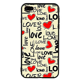 Ốp Lưng Viền TPU cho điện thoại Iphone 7 Plus/8 Plus - Love 06