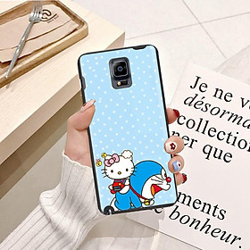 Ốp lưng điện thoại Samsung Galaxy Note 4 viền silicon dẻo TPU  hình Doremon Vui Nhộn - Hàng chính hãng