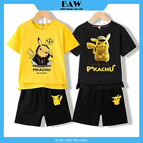 Set Đồ Bé Trai phong cách hàn quốc, chất thun cotton mát lạnh thấm hút mồ hôi, thời trang trẻ em thương hiệu BAW mã 107-108
