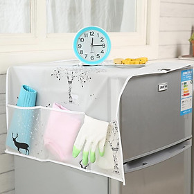 Bộ 2 tấm phủ tủ lạnh Có Túi 2 Bên GROFA - Giao mẫu ngẫu nhiên