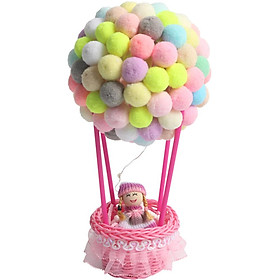 Hot Air Balloon Ornaments Creative Valentine's Day Birthday Present Home Decoration DIY Handmade Night Light