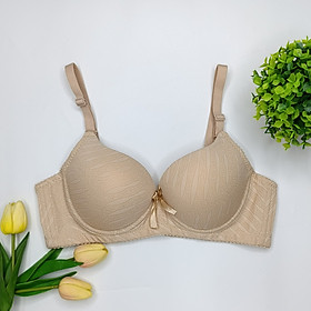 Áo Lót Nâng Ngực Mút Mỏng Có Gọng Vicci AV.17 Cúp Quả Sâu, Bản Lưng To 3 Móc Ôm Và Định Hình Ngực