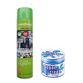Mua Bình xịt bọt tuyết vệ sinh màn hình đa năng 650ml  dùng cho laptop  tivi...+ Tặng kèm hộp gel lấy bụi đa năng( màu ngẫu nhiên)