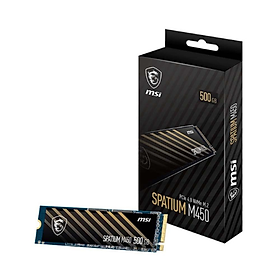 Mua Ổ cứng SSD MSI SPATIUM M450 PCIE 4.0 NVME M.2 500GB GEN4.0 X 4 - Hàng Chính Hãng