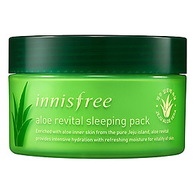Mặt Nạ Ngủ Dạng Kem Từ Nha Đam Innisfree Aloe Revital Sleeping Pack (100ml)