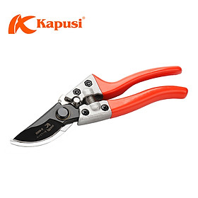 Kéo cắt tỉa cành cây KAPUSI TOOLS Nhật bản K-8618 cao cấp thép SK5, cấu tạo lò xo cỡ 8 icnh (20cm)