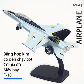 Đồ chơi mô hình máy bay chiến đấu F-18, F-35 và Su-35 có nhạc đèn KAVY-124 chạy cót vỏ hợp kim