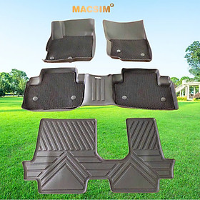 Thảm hai lớp (sd3) Macsim dành cho Mitsubishi Outlander 2013-2024 bề mặt cao su siêu sạch