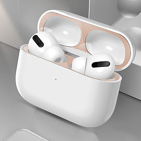 Mua Miếng Dán Kim Loại Siêu Mỏng Chống Bụi Cho Case Airpods Pro
