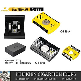 Mua Cắt của COHIBA 2 màu Đen và Vàng C-899