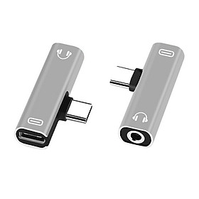 Fun Type-C to 3.5mm AUX Jack Audio Charging Adapter for Huawei Xiaomi Samsung Cellphone