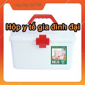 Hộp y tế ,hộp đựng thuốc gia đình cỡ lớn (26x17x19cm)