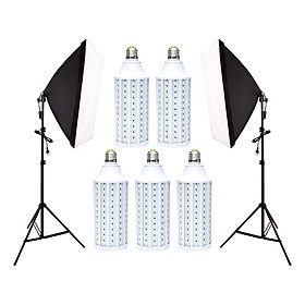 Hình ảnh Bộ 2 Đèn 5 Bóng LED360 40W + Softbox 60×90