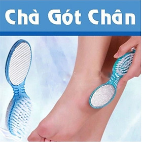 Dụng cụ chà  gót chân đa năng  2 mặt ,   4 in 1  , tẩy tế bào chết  , giúp gót chân mềm mịn và hồng hào , có móc treo tiện dụng