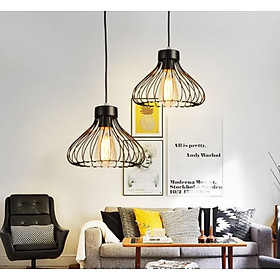 Mua Đèn thả ZACLER cao cấp trang trí nội thất độc đáo - kèm bóng LED Edison chuyên dụng