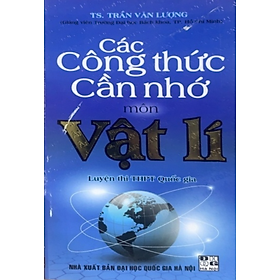 Sách – Các Công Thức Cần Nhớ Môn Vật Lí