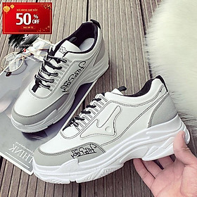 Giày Thể Thao Sneaker Nữ Da Cao Cấp Đế Cao Nhẹ Stye Hàn Quốc - 3179