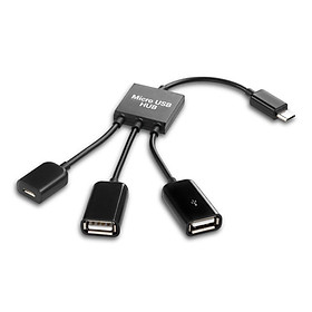 Dây Sạc USB OTG Hub Nhiều Cổng Cho Điện Thoại Máy Tính Bảng Apple Samsung Lenovo