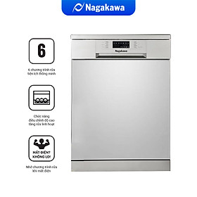 Mua Máy rửa bát 14 bộ cao cấp Nagakawa NAG3602M14 - Made in Malaysia -  Hàng Chính Hãng