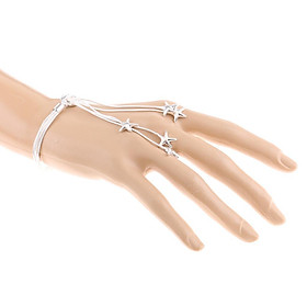 Delicate Lady Girls Multilayer Star Bracelets Wrist Ribbon Jewelry Accessory