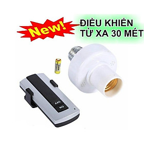 Mua Đui đèn điều khiển từ xa RF E27 đen