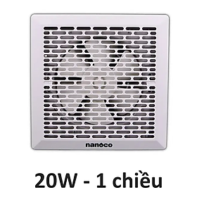 Quạt hút siêu mỏng Nanoco 20W - NMV2023