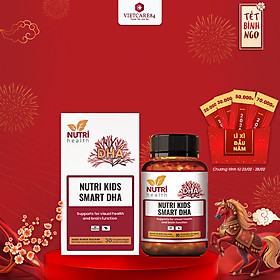 Viên DHA Tảo Biển Cho Bé Nutri Kids Smart DHA (30 Viên)